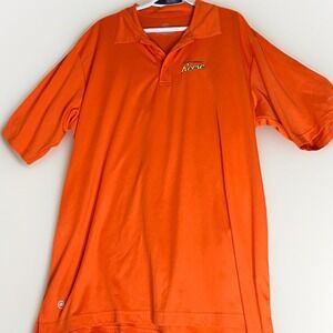 Stormtech Performance Mens Reese Logo Polo‎ Shirt Orange Short Sleeve 2XL 2TG